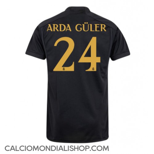 Maglie da calcio Real Madrid Arda Guler #24 Terza Maglia 2023-24 Manica Corta
